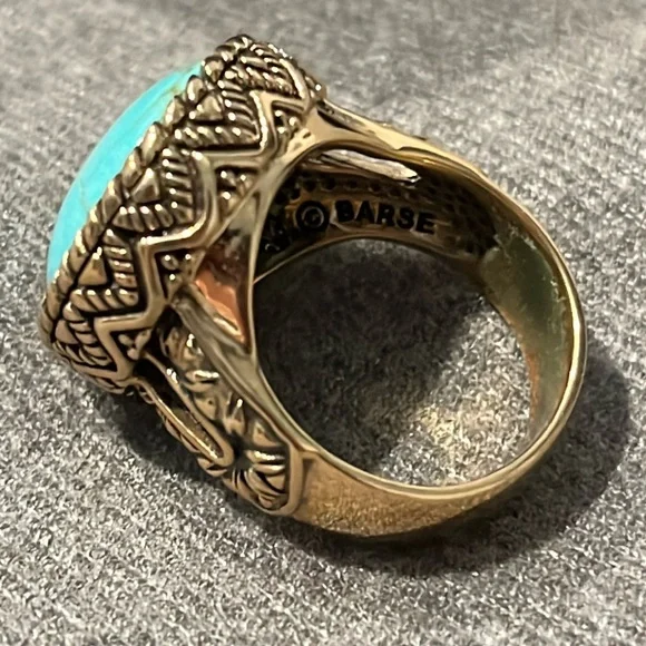 Turquoise Studio Barse Ring-10.5 - Picture 3 of 14